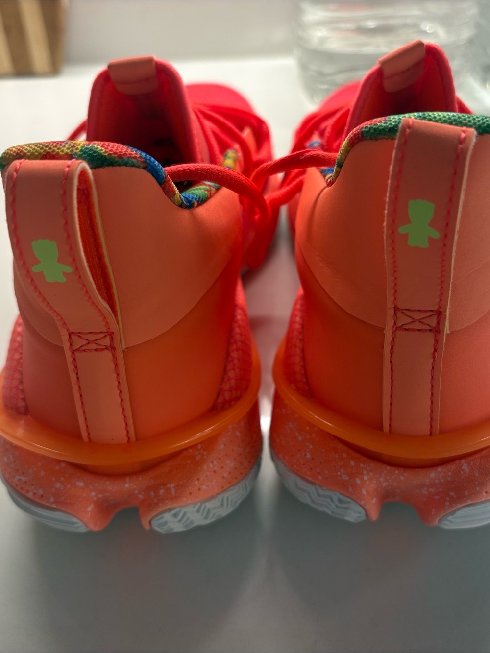 Under Armour x Sour Patch Kids Curry 7 Peach Plasma Basketball Shoes size 10.5 - Picture 7 of 10